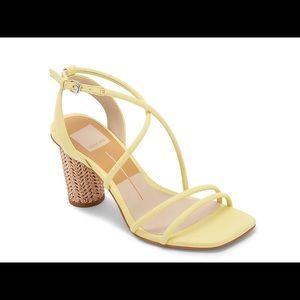Dolce Vita Yellow Faux Leather Nico Sandal